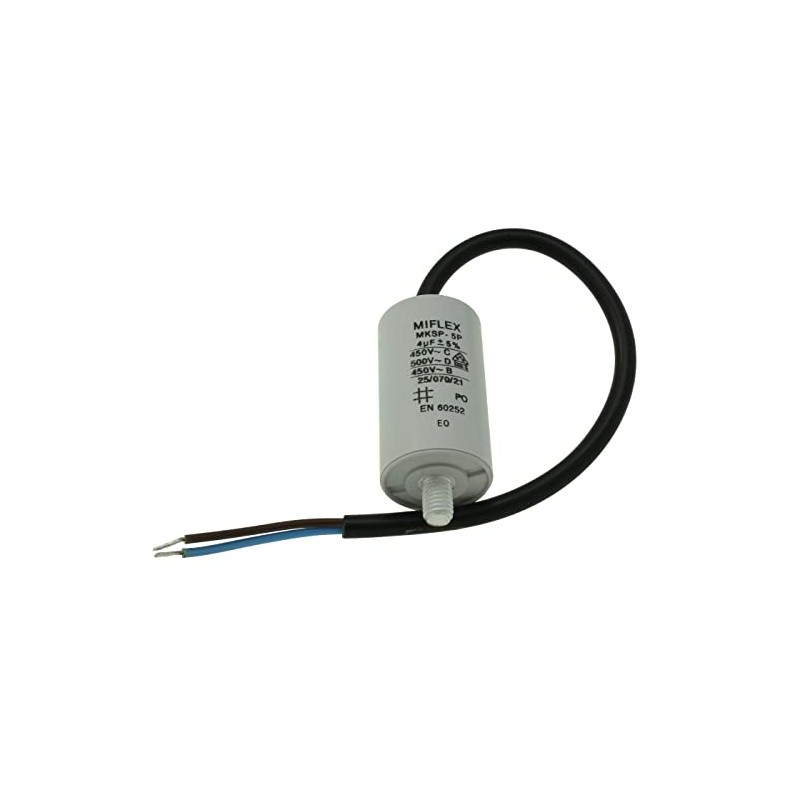 Start-up capacitor engine capacitor 4μF 450V 25x51 mm line Miflex;