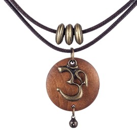 EXINOX Buddhist OHM Pendant Necklace OHM Aum | Women | Yoga | Yoga, Stainless Steel