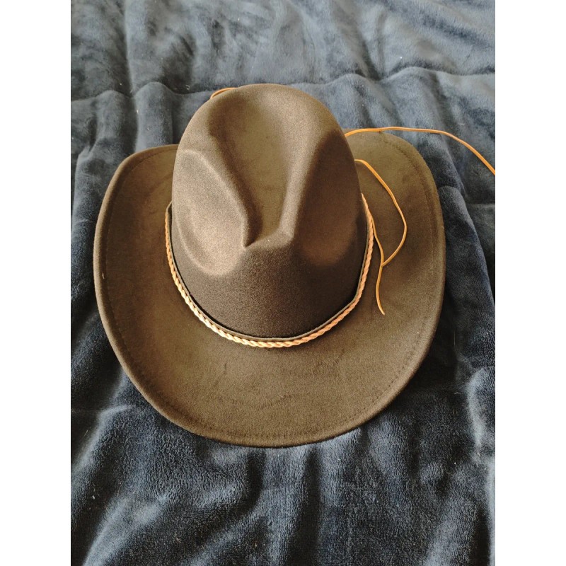 Sombreros Vaqueros 2 Piezas. Café Y Negro.