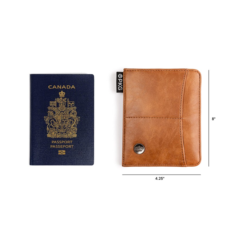 PKG Perry Passport Wallet | Vegan Leather with RFID Lining