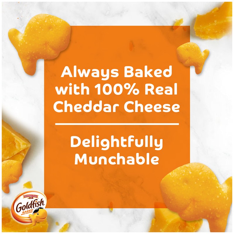 Pepperidge Farm Goldfish Cheddar Cracker, 1 Ounce, 12 Count