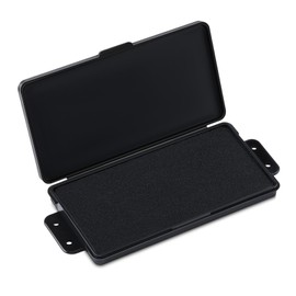 Humyoun 1 Pcs Fingerprint Ink Pads Rectangle Thumbprint Ink Pads Large Black Stamp for Home Office Notary Supplies Identification Notary Security ID Fingerprint Cards Law Enforcement Kit