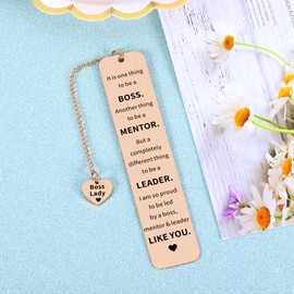 Christmas Gifts for Women Her Boss Lady Women Bosses Day Boss Lady Gifts Bookmark for Women Boss Lady Female Appreciation Farewell Gifts for Women Coworker Leaving Gifts Coworker Christmas Gifts