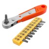 Mesee Mini Ratchet Wrench with 10 Types Screwdriver Bits Set,