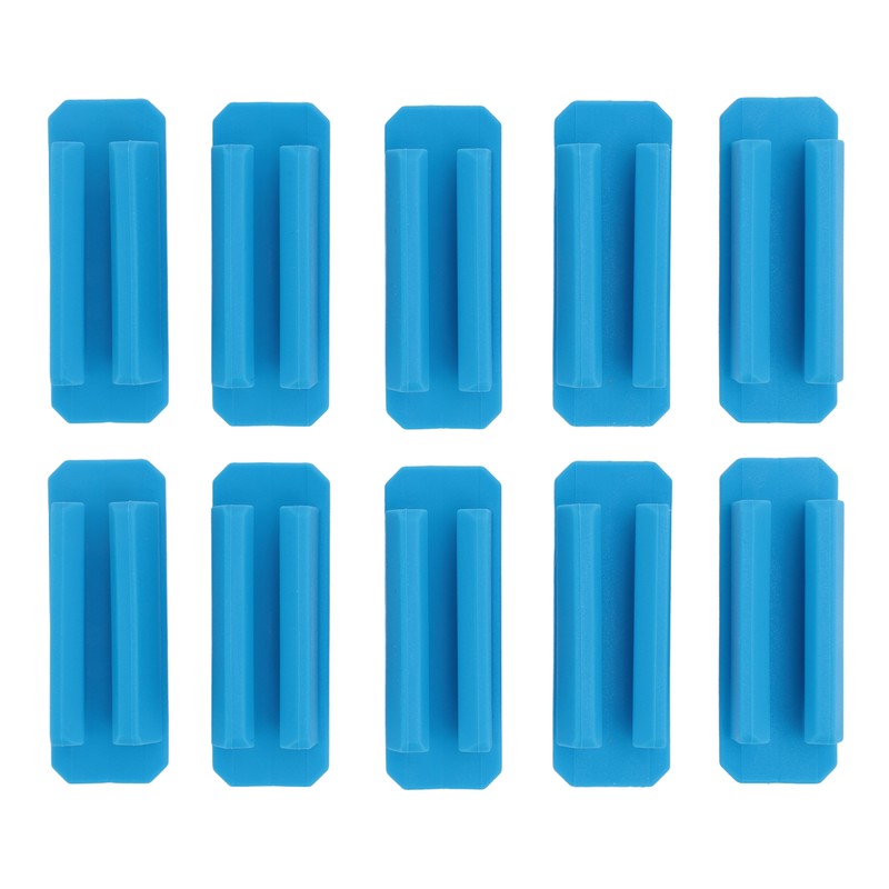 10pcs Adhesive Pen Holder Multipurpose Elastic Flexible Silicone Pencil Holder