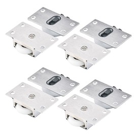 Gativs 4 Pairs Sliding Door Wheels Cabinet Wheels Furniture Castors Sliding Door Fitting Sliding Door Wheels Wardrobe Sliding Door Roller for Wardrobe Cabinet Window Sliding Doors
