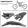 ABCERRSI Surron Front Rear Fender Set,3pcs Shock Front Rear Mud
