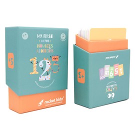 Rocket Kidz - My First Montessori Maths: Numbers and Addition - 60 Montessori Flashcards for Early Childhood Development of Mathematical Thinking in Babies and Toddlers [7 Languages]