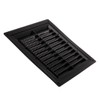 EUROPLAST 150 x 150 mm Plastic Vent Cover, Black, Soffit