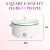 Paris Hilton 6-Quart Manual Slow Cooker, Features Three Settings (Low,