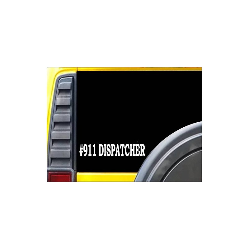 #Dispatcher K486 8 inch Sticker 911 dispatch decal