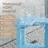 UHA Corner Shower Stool for Shaving Legs， HDPE Waterproof Bathroom