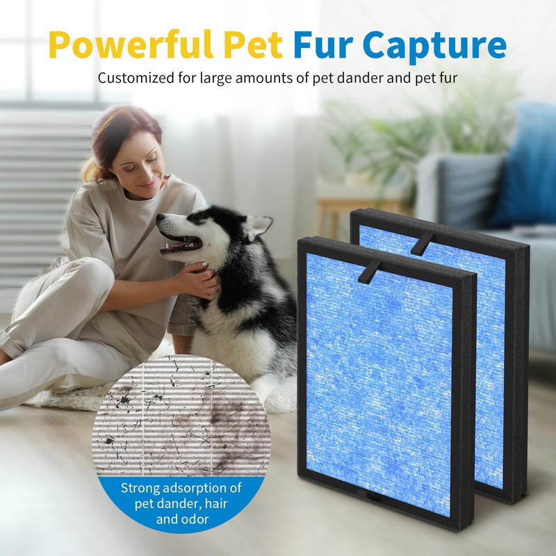 Harebery BS-14 Replacement Filter, Compatible with Slevoo BS-14 Air Cleaner