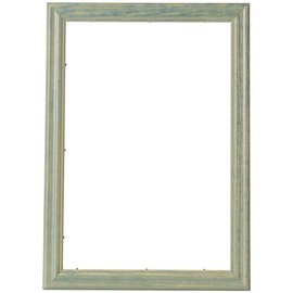 ArtToFrames Barnwood Style Green Picture Frame, 13x19"