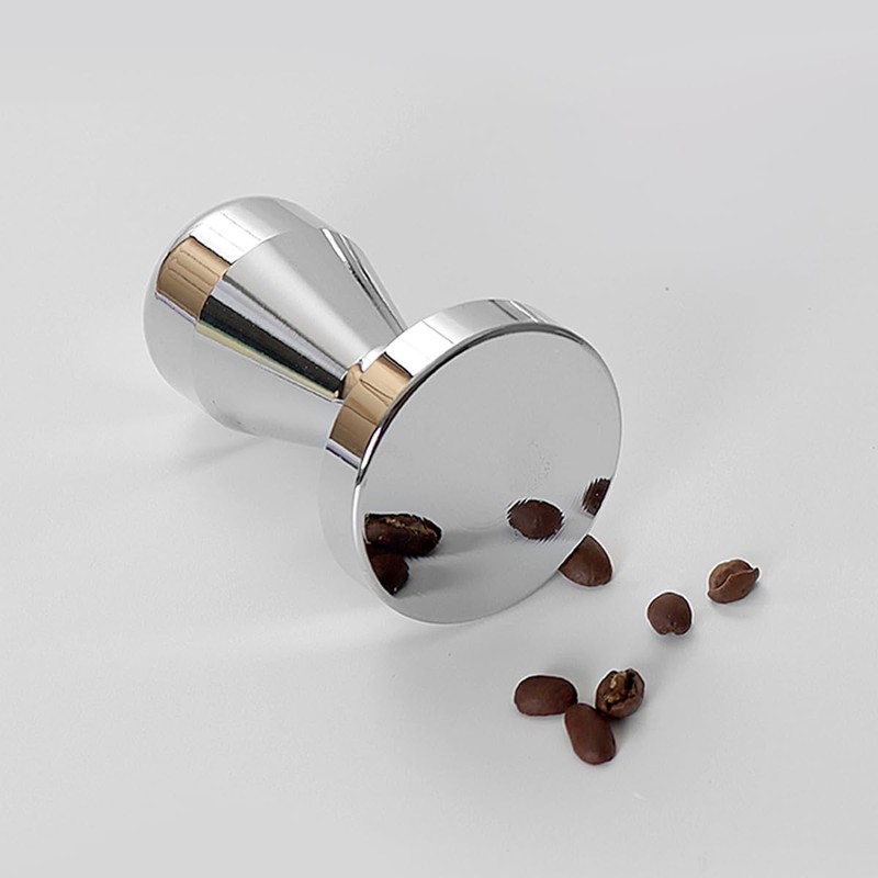 Coffee Tamper, Stainless Steel Espresso Coffee Bean Press Base Espresso