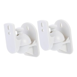 Levemolo 2sets Wall Mount Speaker Brackets Surround Sound Speaker Wall Stands for Home Ktv Bars and Concerts Design Tilt and Swivel Features