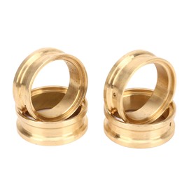 4PCS RC Brass Internal Beadlock Ring Wheel Clamp Ring Balance Counterweight for FMS FCX24 1/24 RC Crawler
