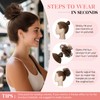 Hairro Human Hair Messy Bun, 100% Real Ponytail Hair Scrunchies,