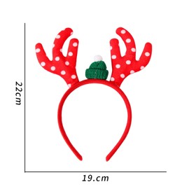 1 PCS Christmas Headbands,Christmas Headbands Antlers,Christmas Headbands for Adults,Christmas Hair Accessories,Antler Headband,Reindeer Antlers Headband,Xmas Headbands