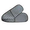 Butchers Stripe Printed Cotton Bib Apron & Double Oven Glove