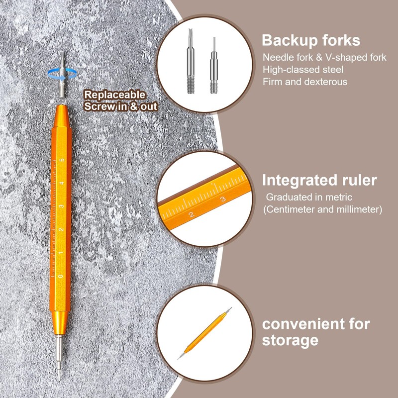 Mabor Watch Band Pins Remover Tool, Double Ended Design Repair