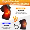 Cordless Heated Knee Massager, 2PC Heating Shoulder Support Brace Wrap