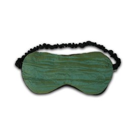 Relaxso Silk Therapy Lavender Eye Mask, Chiffon Crinkle Olive