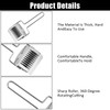 Premium Stainless Steel Noodle Cutter - Lattice Roller Pasta Maker