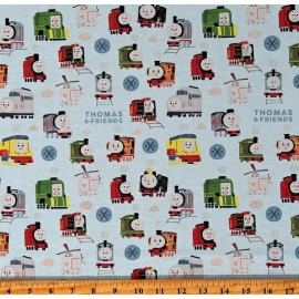 Riley Blake Cotton Thomas the Tank Engine Thomas & Friends Fabric Print by Yard D386.46