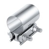 WYSIWYKA 2.25 Inch Exhaust Clamp, 2 1/4 Inch Butt Joint