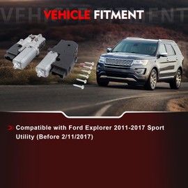 2PCS Sun Roof Sunroof Moon Roof Motor Compatible with Ford Explorer 2011-2017 Left and Right Sport Utility Sunroof Motor Replaces BB5Z15790A, BB5Z15790D, BB5Z-15790-A, BB5Z-15790-D