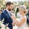 30Pcs Boutonniere Safety Pins, T-Shaped Plastic Pins for Wedding Events