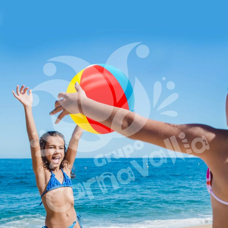 Grupo Carnavallia Pelota Playera Inflable Colores Acuatica Alberca Pool Party