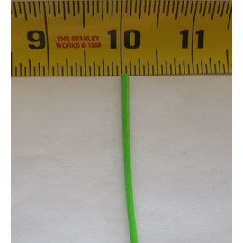 Lexco Cable 1167332CCNG 250' Spool of 3/32" Neon Green PVC Coated 1/16" 7x7 Galvanized Wire Rope