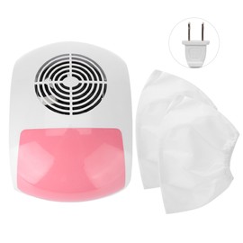 45W Single Fan Nail Dust Collector Nail Art Vacuum Cleaner Manicure Tool (Pink )
