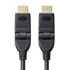Sanwa Supply KM-HD20-3D20N High-Speed HDMI Cable (3D Connector) (Black, 6.6