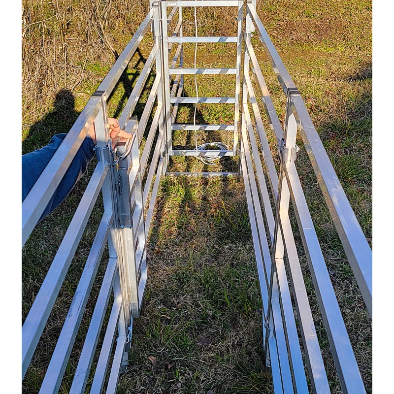 Rite Farm Aluminum Sheep & Goat Anti Backup Gate for