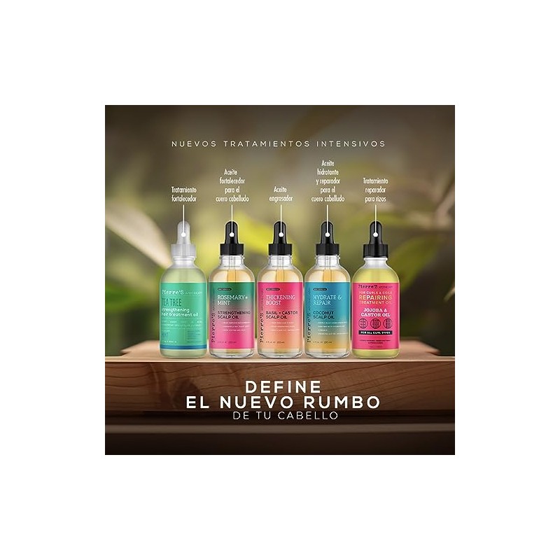 Pierre's Apothecary Aceite para el Cuero Cabelludo, Aceite de Coco,