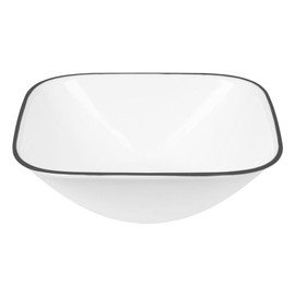 Corelle Mandarin Flower Square Round 22-Ounce Soup/Cereal Bowl