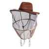 AukBeeFun Cowboy Beekeeper Hat with Veil Bee Veil Hat with