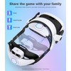 Head Strap for Quest 3/3S & Quest 2 with Battery,