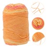 DOITOOL 1roll Rainbow Yarn Ply Soft Weaving String for Handmade