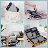 BESBESME 7PCS Compression Packing Cubes for Suitcase Luggage Packing Organizers