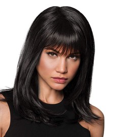 Hairdo Long With Layers Natural Looking, Sleek Wig by Hairuwear, Average size, R4 Midnight Brown