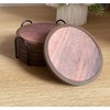 Absorbent Coasters for Drinks with Holder - 6packs, Silicone Coaster