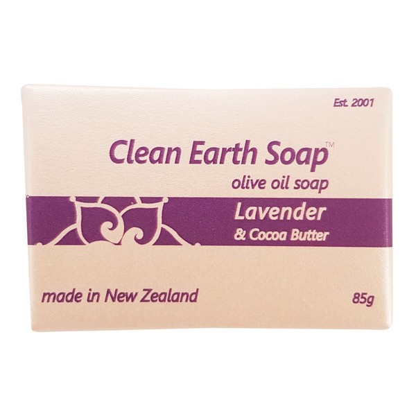 Clean Earth Soap Lavender & Cocoa Butter Bar - 85gm