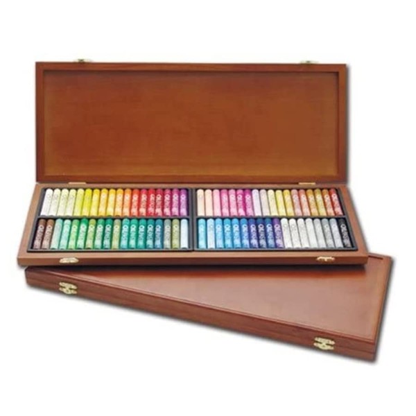 Mungyo Gallery Oil Pastels Wood Box Set of 72 Standard