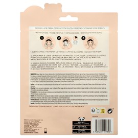 Oh K! Oh K! Cream Sheet Mask - Sweet Peach - Korean Face Mask Sheet - Facial Skin Care Products - Clean Korean Skincare - Hydrating Face Sheets - 1 Pc