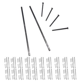 20 Set 1/64 Scale Wheels Modified Hollow Shaft & Mushroom Nails Suitable for 1 64 Scale Diecast Cars DIY Tires (Each Set Contains 2 Hollow Shafts and 4 Mushroom Nails) (1.1in/28mm)