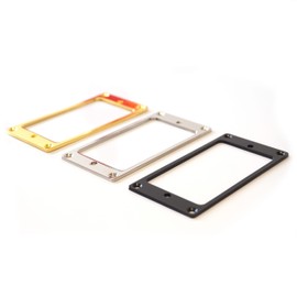 Guitar Anatomy Metal Humbucker Pickup Mounting Ring Surrounds - Chrome